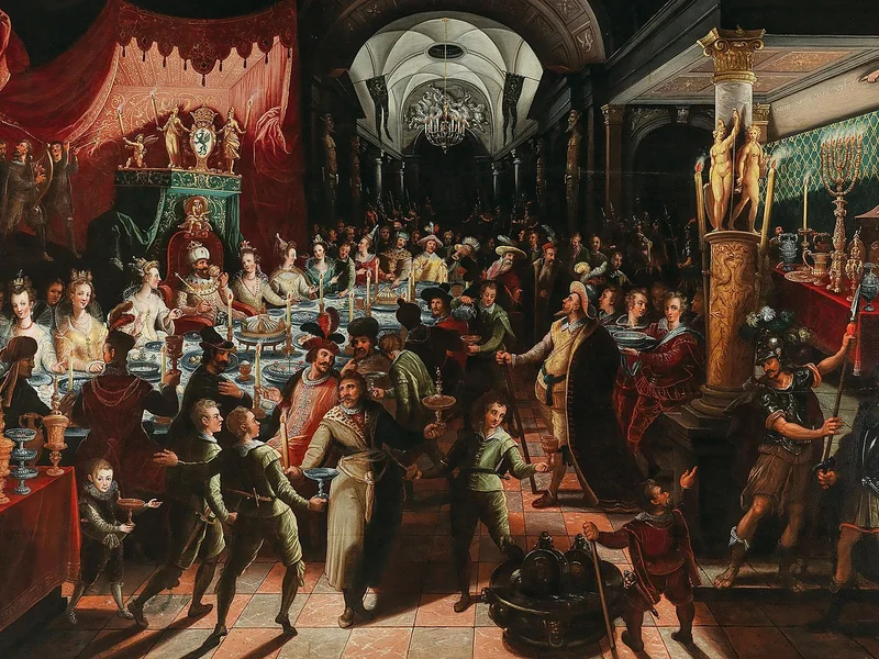 1591-Bartholomeus Strobel - La festa di Baldassarre